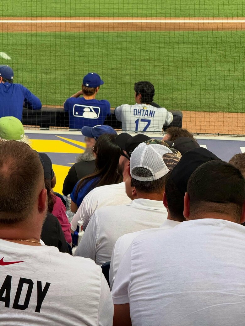 2025年11月2日のワールドシリーズを観戦。大谷選手が近くに！