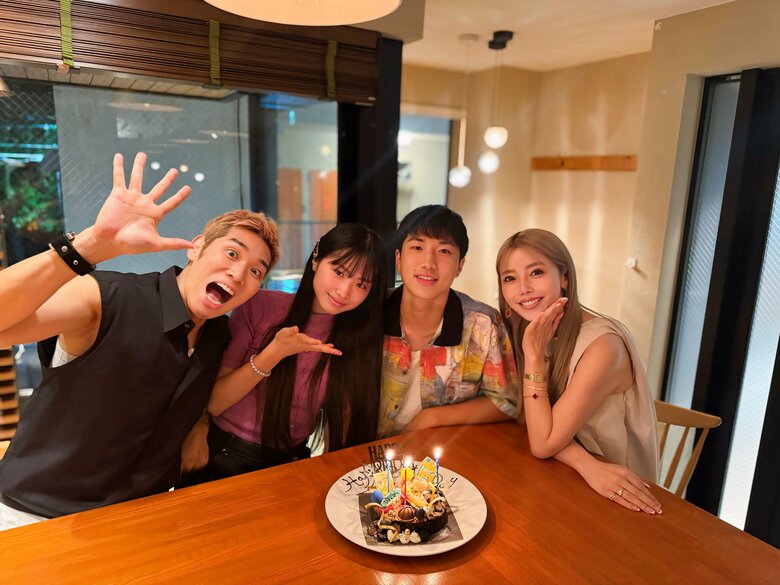 息子の誕生日を家族みんなでお祝い