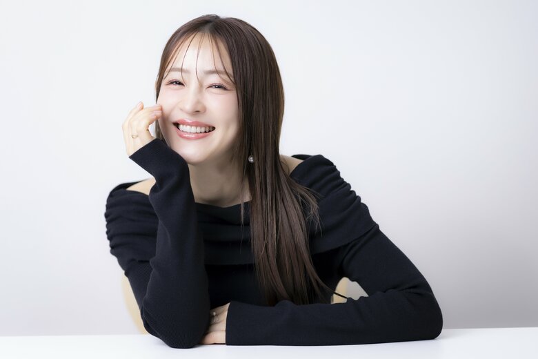 40歳とは思えない美肌＆美髪の持ち主の大沢あかねさん