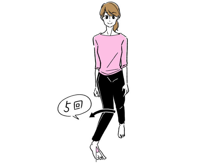 やせウォーク:ひざ下のねじれを解消するトレーニング