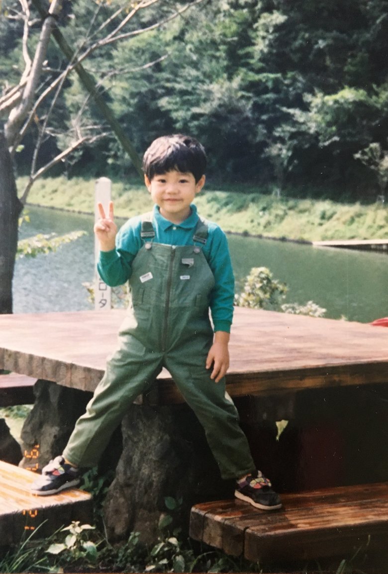 4歳ごろのティモンディ・前田裕太さん
