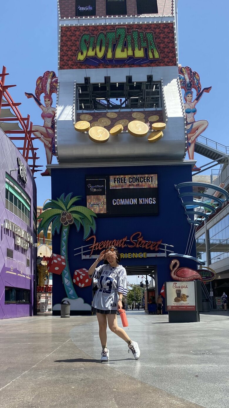 映えてます！アメリカにダンス留学中の1枚