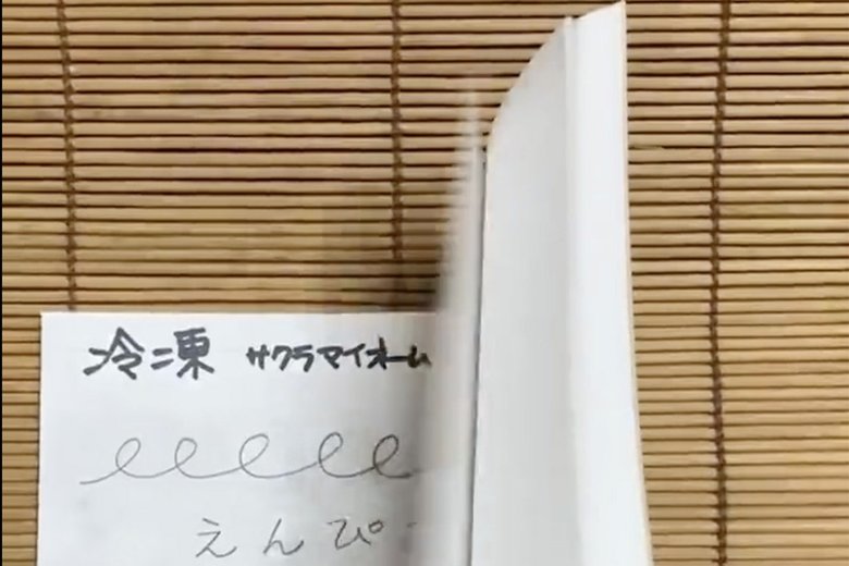 凍らせた後にプレスして自然乾燥させたノート