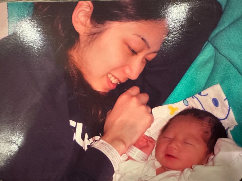 第一子出産時には半日だけ入院後、すぐに退院に