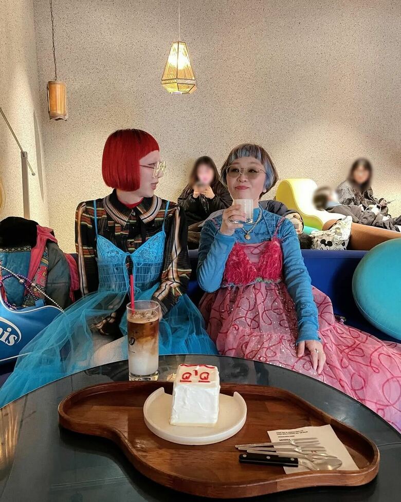 仲のいい長女と韓国旅行を楽しむはる。さん