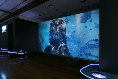 「海の上映会」会場の様子_1F