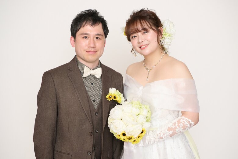 相性バッチリにしか見えない！天真さん夫婦のウェディング姿