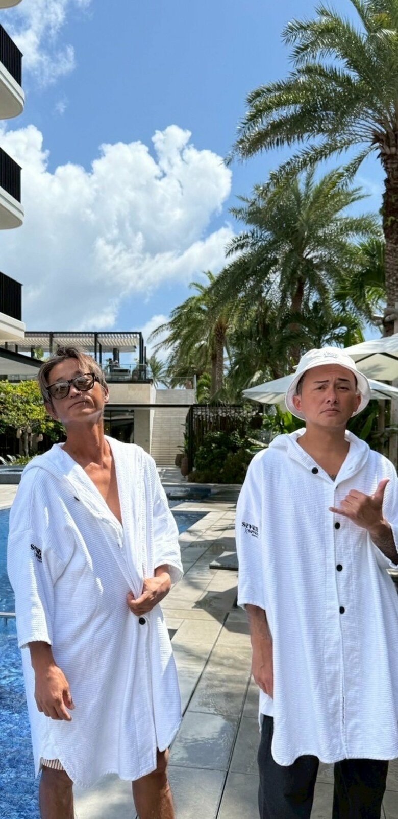 宮良さんとISSAさんの2家族で宿泊したseven x seven 石垣は宮良さんのお気にいり