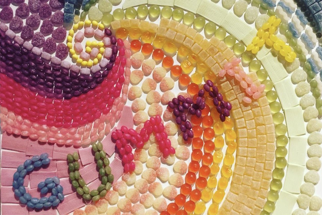 イベント用にグミアートを制作したことも!(写真:日本グミ協会Instagramより)
