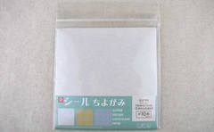 ダイソー「シールちよがみ（グリッター、10枚）」貼るだけで簡単にデコれる！