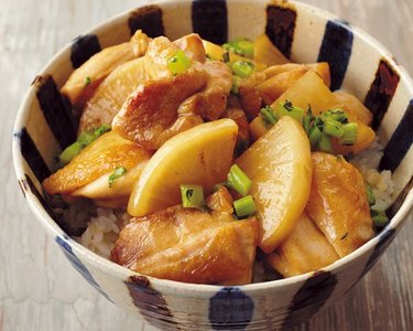 大根と鶏もも肉丼のレシピ