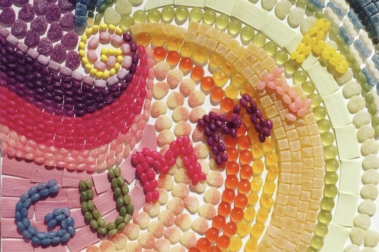 イベント用にグミアートを制作したことも！（写真：日本グミ協会Instagramより）