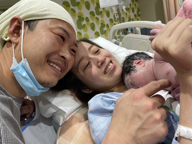 出産時、涙が止まらなかった