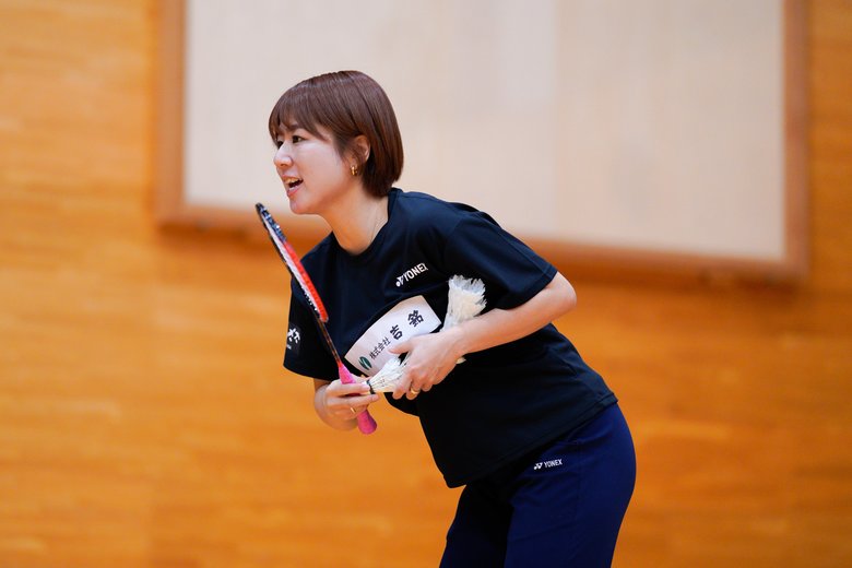ロンドン五輪女子ダブルスで銀メダルを獲得した藤井瑞希さん
