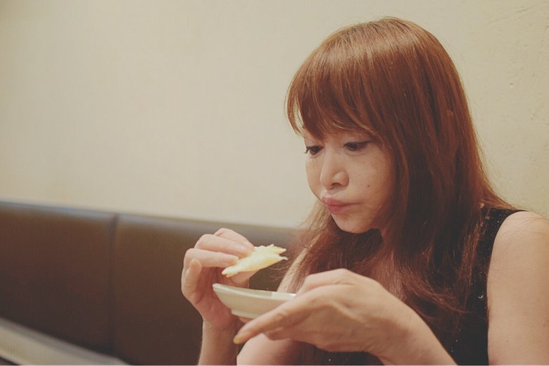 食べることが大好きという中村うさぎさん