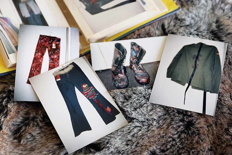 古着屋をやっていた頃に自身が制作したリメイクアイテムの数々