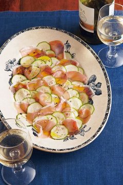 ズッキーニと生ハムのカルパッチョレシピ