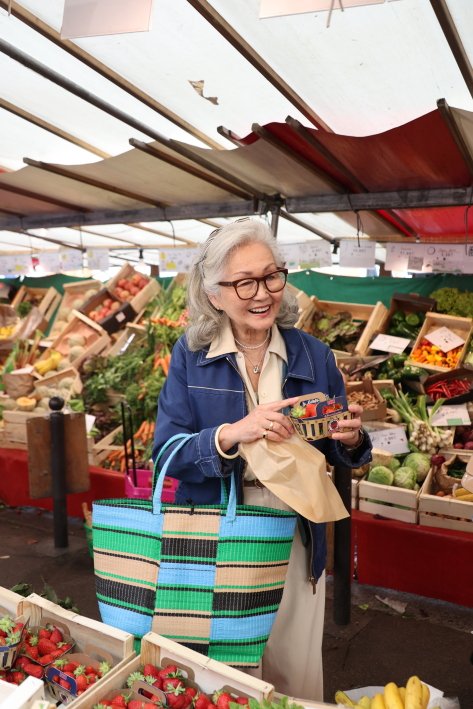 週末に開催されるラスパイユ大通りのマルシェでのお買い物が楽しみのひとつ