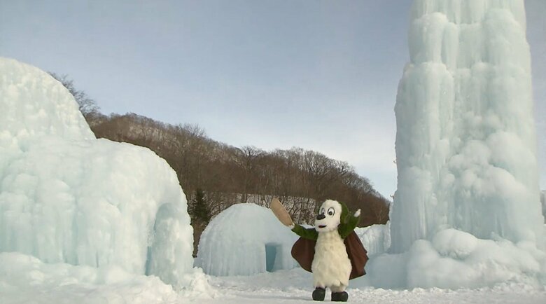 旅とその土地のおいしいものが大好き「旅がらすワン太郎」（C）NHK.NED