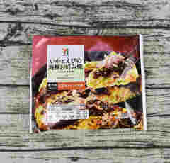 セブン「海鮮お好み焼」もうご飯の支度が間に合わない！っていう日はお好み焼きの日に。