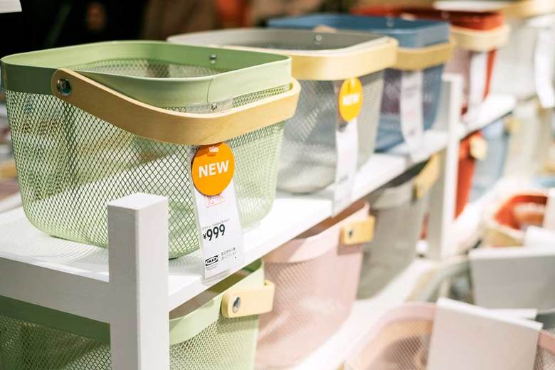 IKEA(イケア)のRISATORP バスケット 999円(税込)