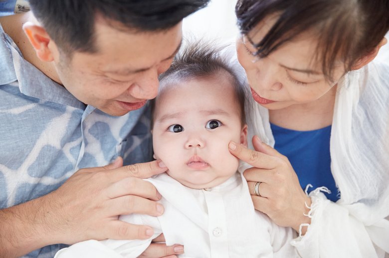 だいたひかるさん夫婦とお子さん