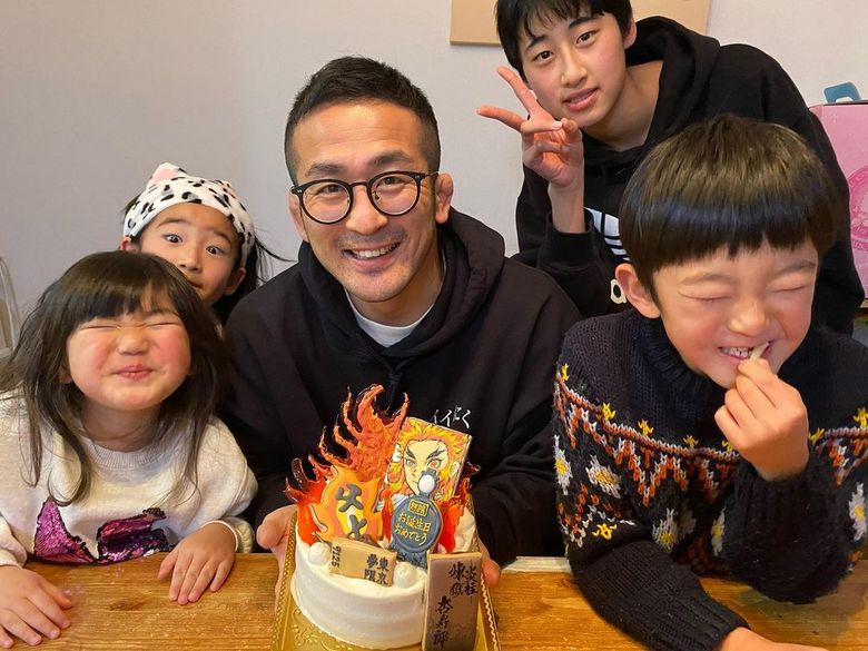 旦那さんと子どもたち