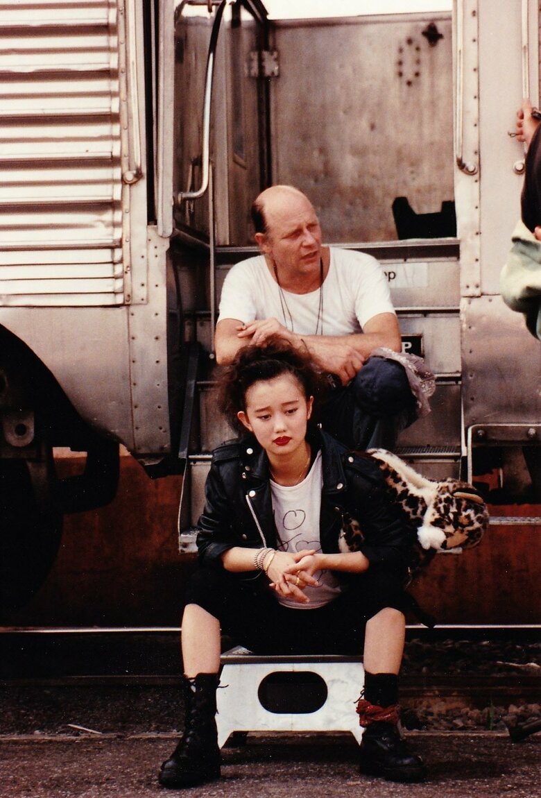 『ミステリー・トレイン』の撮影現場