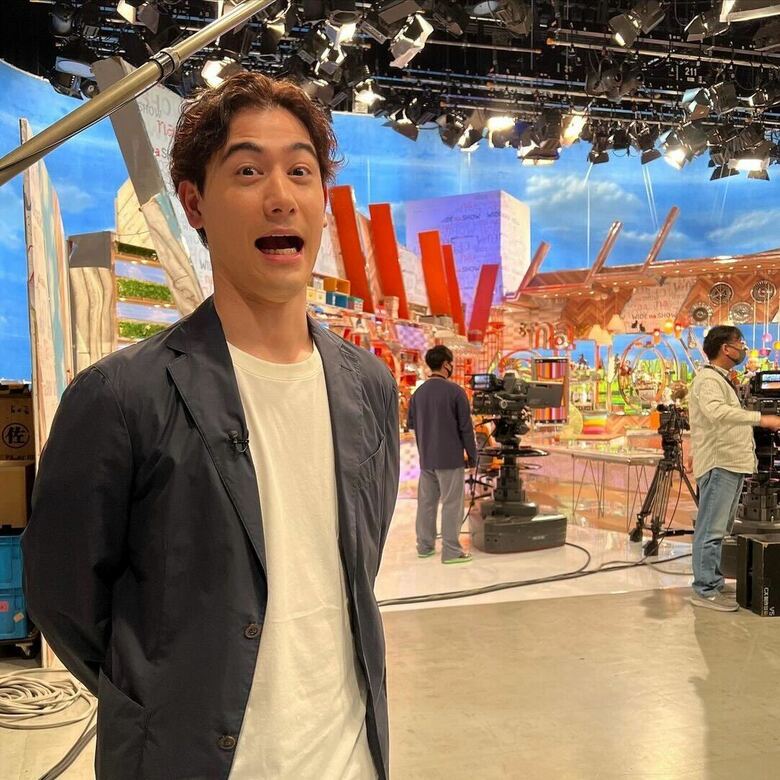 コメンテーターとして、フジテレビ「ワイドナショー」に出演する国山さん（写真提供／本人）