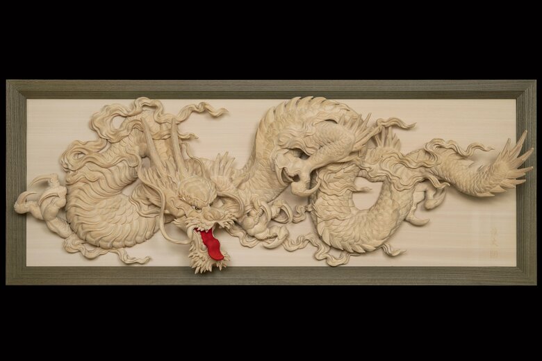 2022年　木彫龍図