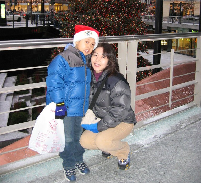 当時6歳だった息子と