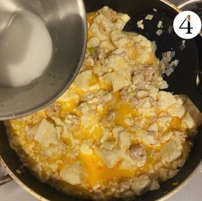 鶏塩麻婆豆腐の作り方4（写真）