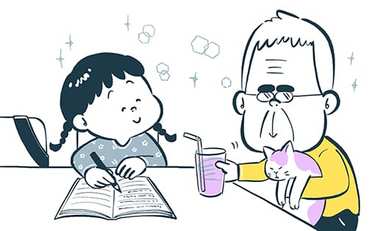 鍵を忘れて家に入れない…近所の子を温かく迎える義父母