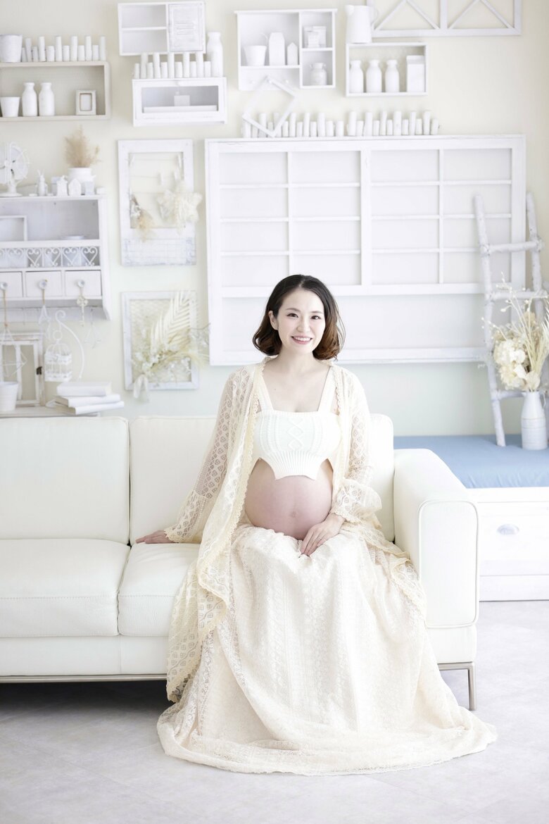 妊娠中、マタニティフォトを撮影