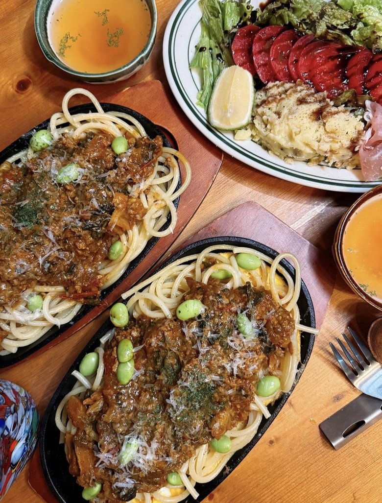 鉄板カレースパゲティ