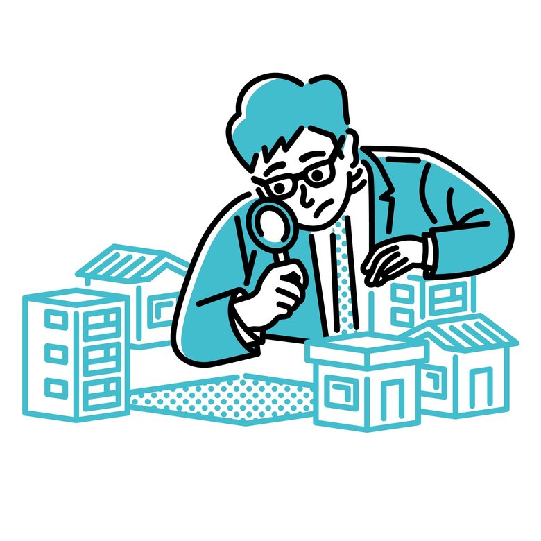 土地を分析するイメージ（PIXTA）