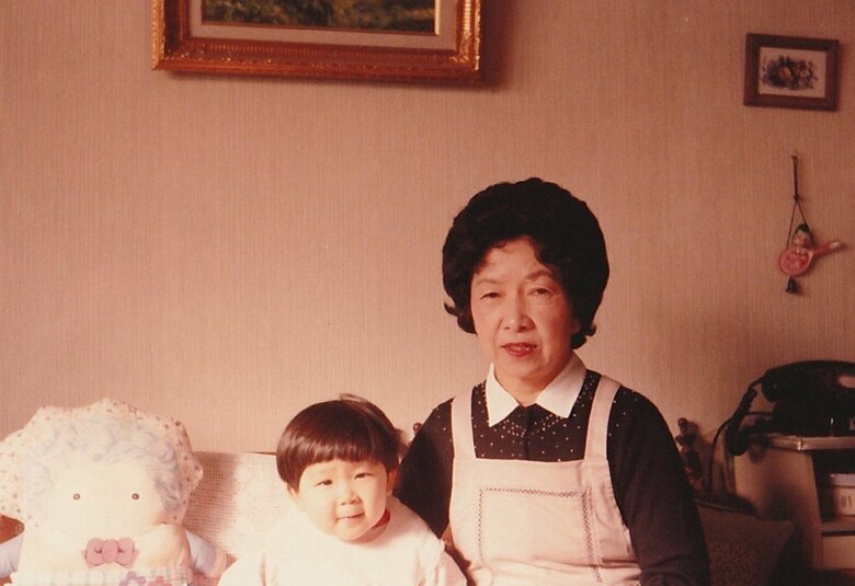 祖母と小さい頃の中村さん