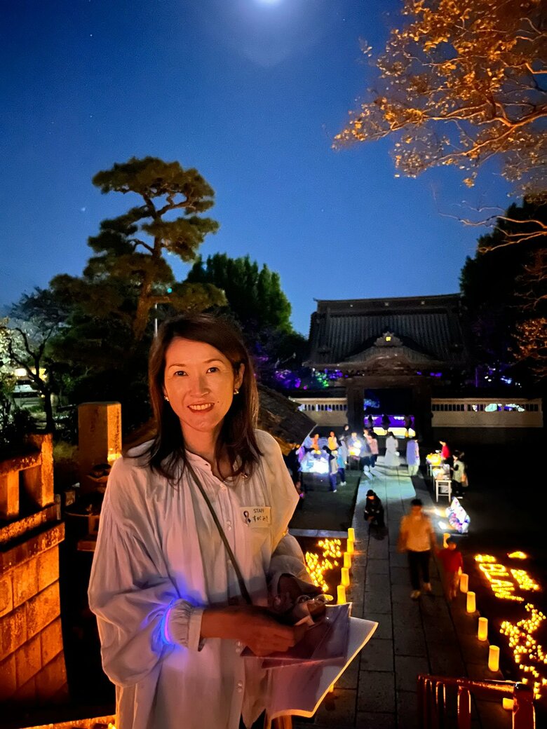 毎年10月9日～15日の亡くなった赤ちゃんと家族に想いを寄せる啓発週間では、キャンドルを灯すイベントも開催している