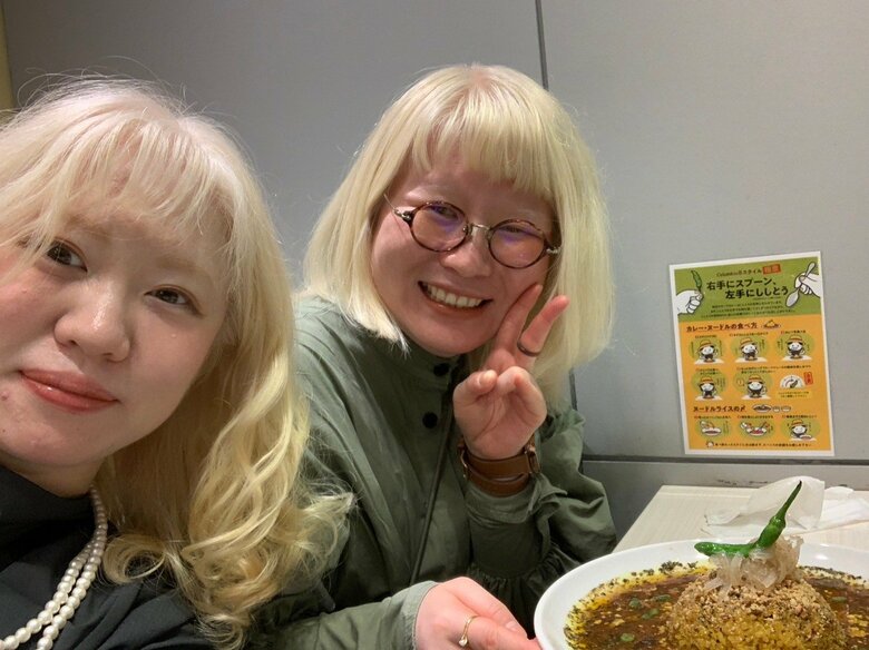 アルビノの方々の集まりにて