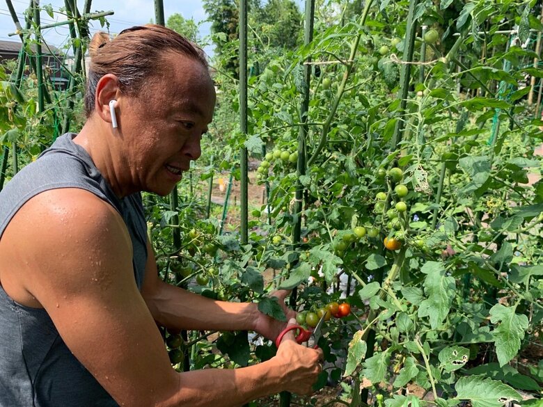 「東京と山梨、九州で畑を借りています」（北澤豪さん提供）