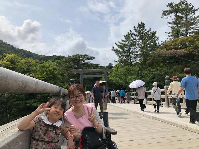 家族で伊勢神宮に旅行