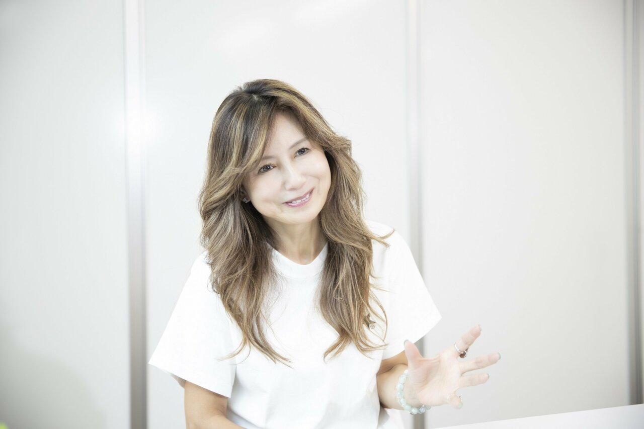取材に応じる中村あゆみさん