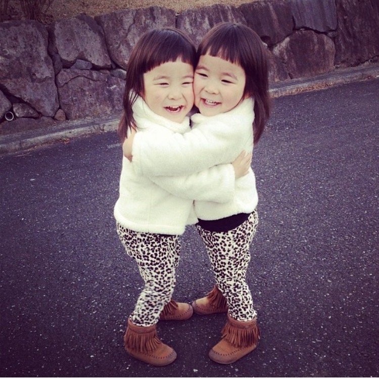 双子のりんか&あんなちゃん