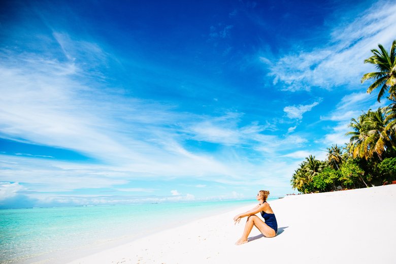 Relaxation at the beach