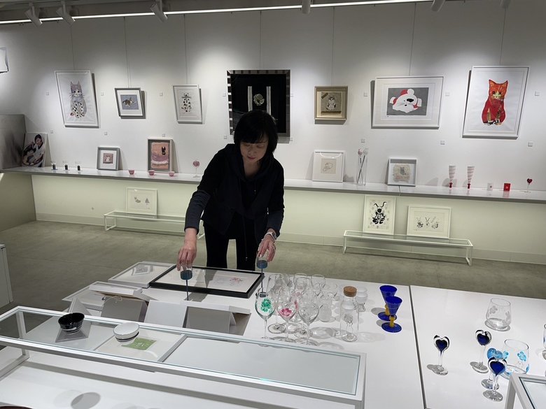 今年2月には松屋銀座で個展を開催