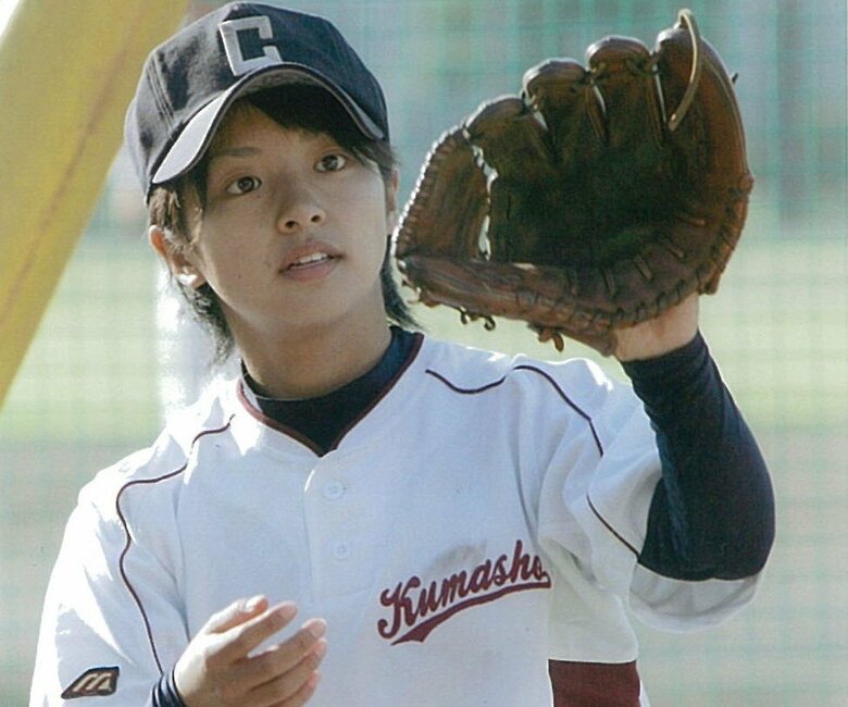 熊本商業高校時代の片岡さん