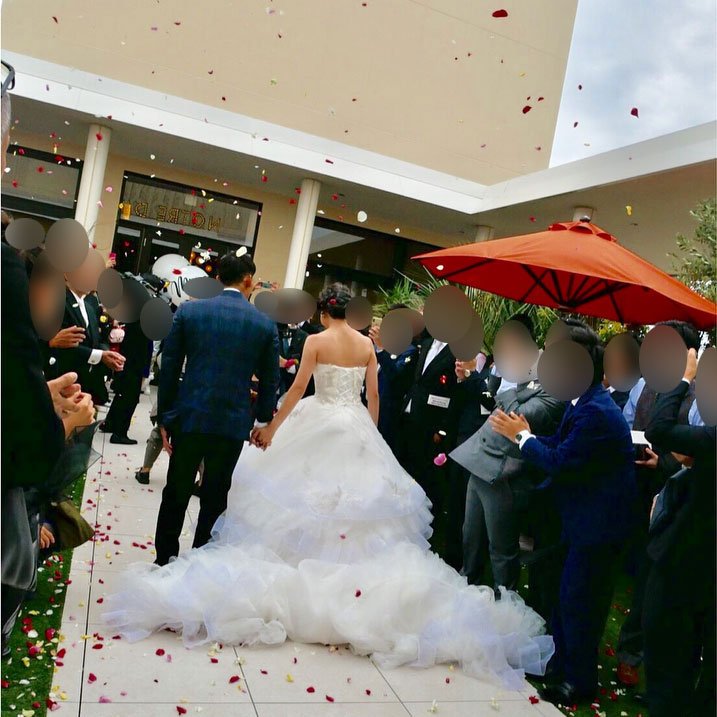 結婚式のときの一枚