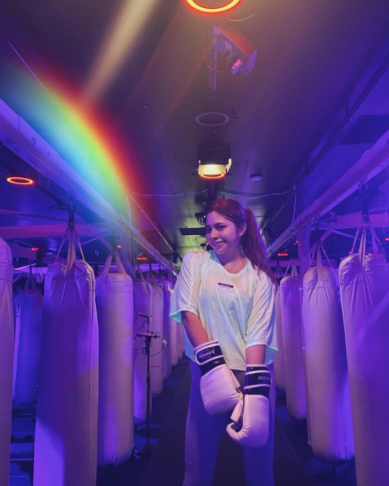 胃の手術から1年半後には暗闇ボクシングにも挑戦