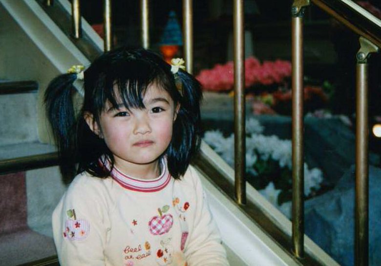 眉毛がしっかりしてきた4歳のころ