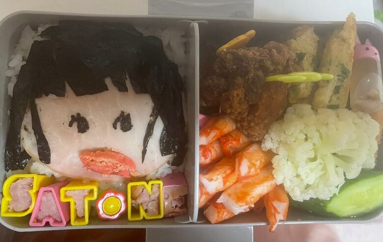 長女の高校卒業前に作った最後のキャラ弁
